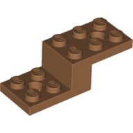 Bracket 5 x 2 x 1 1/3 with Holes, Pin Bottom