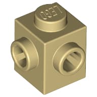 Brick Special 1 x 1 with Studs on 2 Adjacent Sides