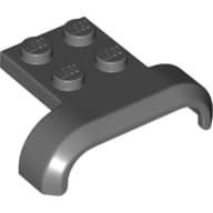 Wheel Arch, Mudguard 3 x 4 with 2 x 2 Plate