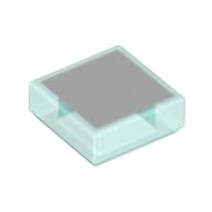 Tile 1 x 1 with White Square Print