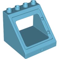 Duplo Roof Section 4 x 4 x 3 with Window