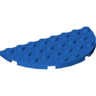 Plate Round Half 4 x 8