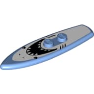 Sports Surfboard Standard with Shark Print