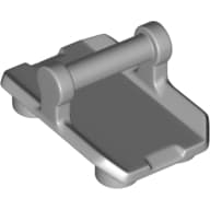 Plate Special / Shield Rectangular with 4 Studs, Handle