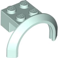 Wheel Arch, Mudguard 4 x 2 1/2 x 2 with 2 x 2 Plate