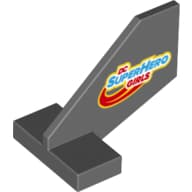 Tail Shuttle Small 2 x 3 x 2 with DC SUPERHERO GIRLS print