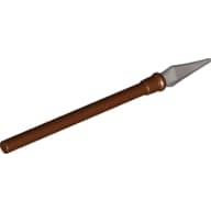 Weapon Pike / Spear Elaborate with Flat Silver Tip