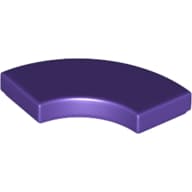 Tile 2 x 2 Curved, Macaroni