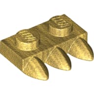 Plate Special 1 x 2 with Three Teeth [Tri-Tooth]