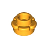 Plant, Flower, Plate Round 1 x 1 with 5 Petals