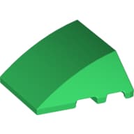 Wedge Curved 4 x 3 No Studs [Plain]