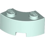 Brick Round Corner 2 x 2 Macaroni with Stud Notch and Reinforced Underside [New Style]