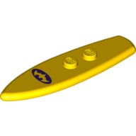 Sports Surfboard Standard with Batman Logo Print