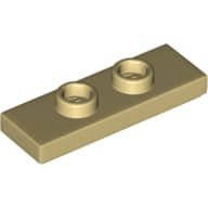Plate Special 1 x 3 with 2 Studs with Groove and Inside Stud Holder (Jumper)