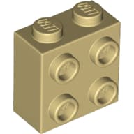 Brick Special 1 x 2 x 1 2/3 with 4 Studs on 1 Side