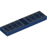 Tile 1 x 4 with Solar Panels Print