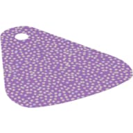 Neckwear Cape, Tapered with 1 Small Top Hole and Shiny Dots Print