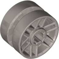 Wheel 14mm D. x 9.9mm with Centre Groove, Fake Bolts and 6 Spokes