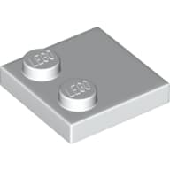 Plate Special 2 x 2 with Only 2 studs
