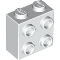 Brick Special 1 x 2 x 1 2/3 with 4 Studs on 1 Side