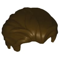 Hair Swept Back with Slight Widow's Peak and Short Side Burns [Plain]