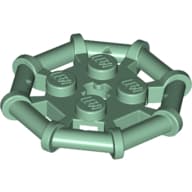 Plate Special 2 x 2 with Bar Frame Octagonal, Reinforced, Completely Round Studs