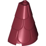 Tower Roof 2 x 4 x 4 Half Cone Shaped with Roof Tiles