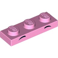 Plate 1 x 3 with Black Eyebrows print