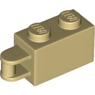 Brick Special 1 x 2 with Vertical Closed Handle on Edge