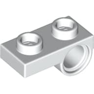 Plate Special 1 x 2 with Pin Hole Underneath