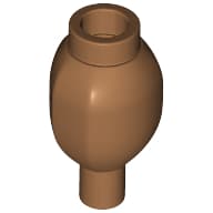 Plant, Root Vegetable with Stud on Top and Pin on Bottom [Plain]