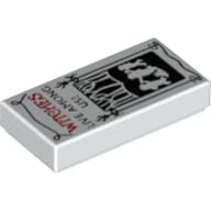 Tile 1 x 2 with 'Witches Live Among Us!' Flyer Print