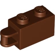 Brick Special 1 x 2 with Vertical Closed Handle on Edge