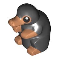 Creature, Niffler with Black Eyes and Hair Print