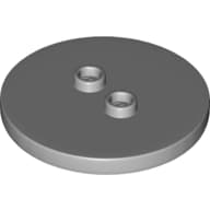 Plate Special Round 4 x 4 with 2 Studs [Plain]