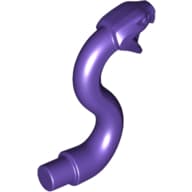 Animal, Snake Head with Open Mouth, Fangs and Curved Neck with Bar