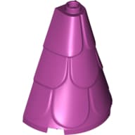 Tower Roof 2 x 4 x 4 Half Cone Shaped with Roof Tiles