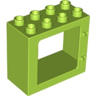 Duplo Door / Window Frame Flat Front Surface, Completely Open Back