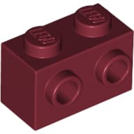 Brick Special 1 x 2 with 2 Studs on 1 Side