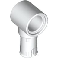 Technic Pin Connector Hub with 1 Pin with Friction Ridges Lengthwise