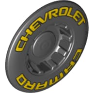 Hub Cap 24mm without Tube with Chevrolet print