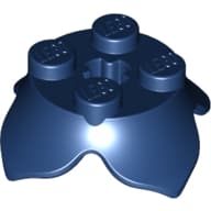 Plant, Leaves, Round 2 x 2 x 2/3 with + Axle Hole and 4 Leaf Extensions