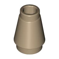 Cone 1 x 1 [Top Groove]
