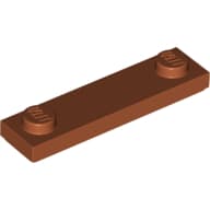 Plate Special 1 x 4 with 2 Studs with Groove [New Underside]