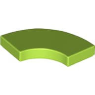 Tile 2 x 2 Curved, Macaroni