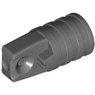 Hinge Cylinder 1 x 2 Locking with 1 Finger and Axle Hole On Ends [No Side Slots]