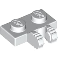 Hinge Plate 1 x 2 Locking with 2 Fingers on Side, 7 Teeth