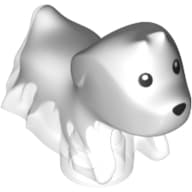 Animal, Dog, Ghost with Trans-Clear Marble