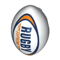 Sports Rugby Ball with 'RUGBY SUPREME' Print