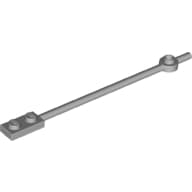 Bar 1 x 12 with 1 x 2 Plate End with Solid Studs and 1 x 1 Round Plate End